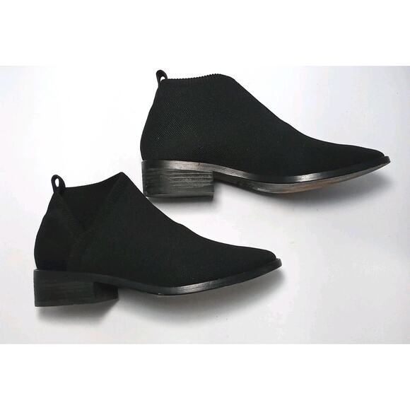 Eileen Fisher Davie Stretch Knit Boots Size 10 - Picture 3 of 5